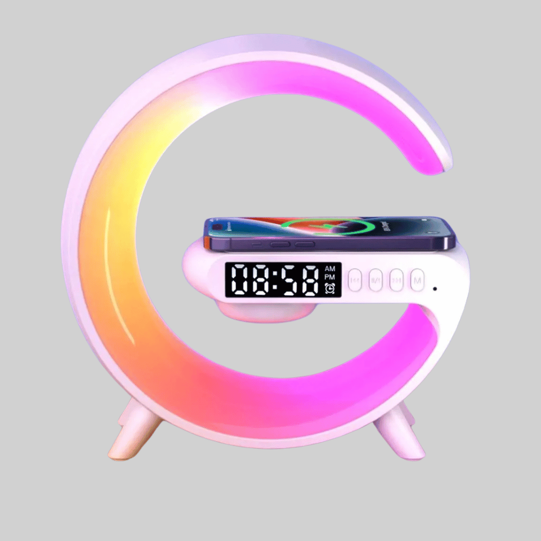 LED Wireless Charging Speaker 2-in-1