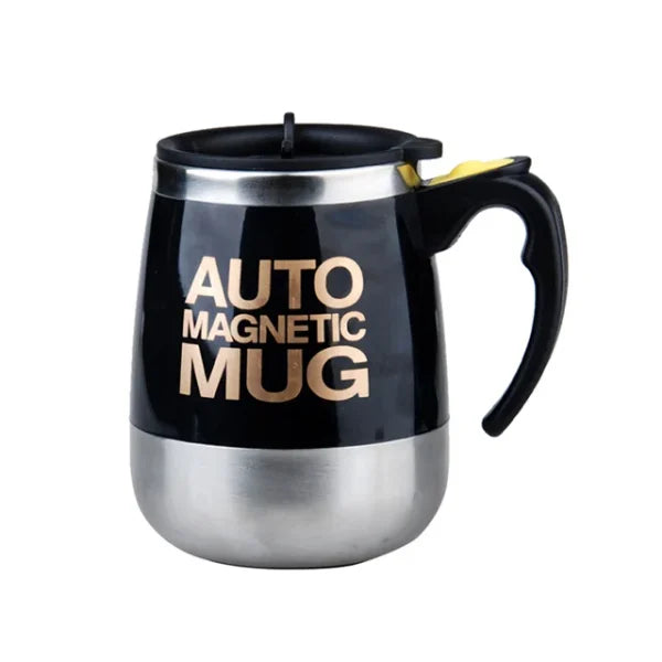 Auto Magnetic Mug 400ml Coffee Milk Mix Cups 304 Stainless Steel ( Battery Operated ) (random Color)