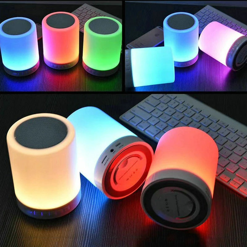 Touch Lamp Portable Speaker Bluetooth Speaker | Smart Touch Night Light Desk Lamp Color Changing